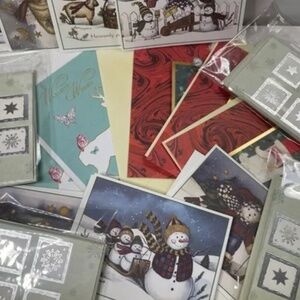 Holiday Greeting Cards includes 37 holiday cards 30 envelopes Festive Christmas